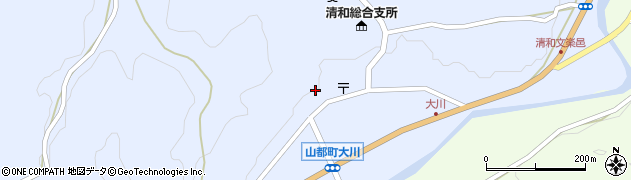 熊本県上益城郡山都町大平357周辺の地図