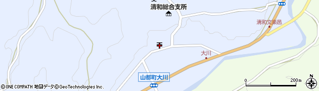 熊本県上益城郡山都町大平361周辺の地図