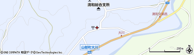 熊本県上益城郡山都町大平359周辺の地図