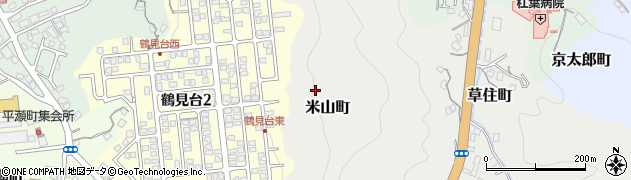 長崎県長崎市米山町周辺の地図