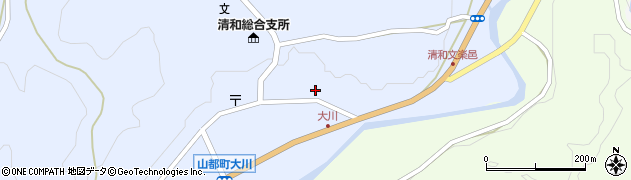 熊本県上益城郡山都町大平256周辺の地図