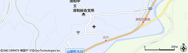 熊本県上益城郡山都町大平371周辺の地図