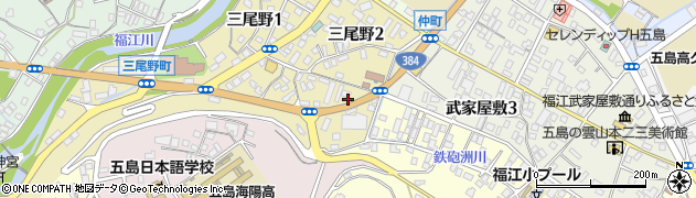 レンタカー入江周辺の地図