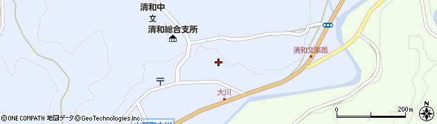 熊本県上益城郡山都町大平252周辺の地図