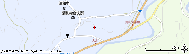 熊本県上益城郡山都町大平234周辺の地図
