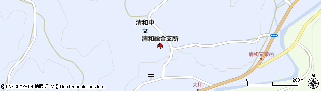 熊本県上益城郡山都町大平385周辺の地図