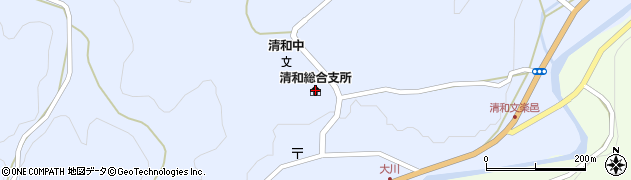山都町役場清和支所　健康福祉係周辺の地図