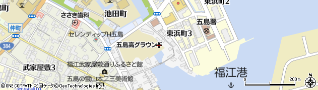 長崎県五島市紺屋町周辺の地図