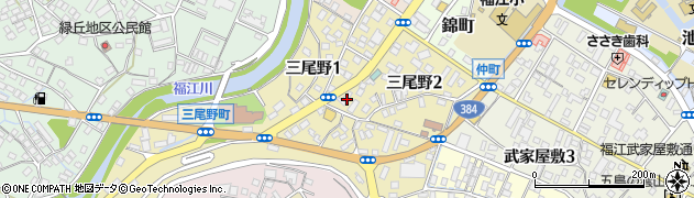 五島うま活 本館周辺の地図
