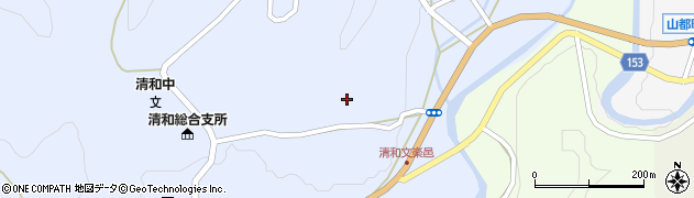 熊本県上益城郡山都町大平110周辺の地図