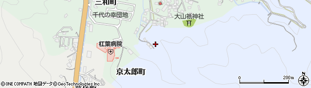 長崎県長崎市京太郎町周辺の地図