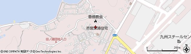 香焼第2児童公園周辺の地図