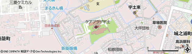 熊本労災特別介護施設周辺の地図