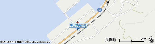 長浜簡易郵便局周辺の地図