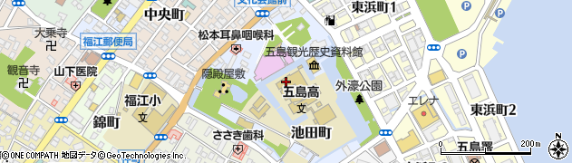 長崎県立五島高等学校周辺の地図