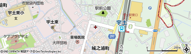 熊本　進学アカデミー周辺の地図