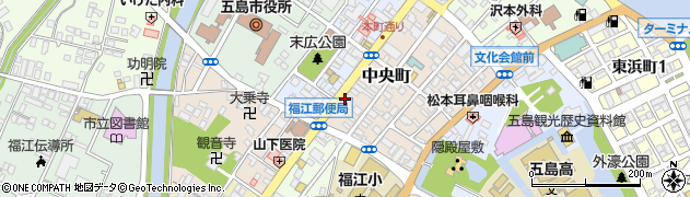 あそう補聴器　福江店周辺の地図