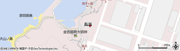 長崎県長崎市香焼町（長浜）周辺の地図