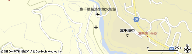 真名井の滝周辺の地図