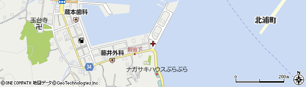 潮見崎公園周辺の地図