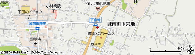熊本南警察署城南交番周辺の地図