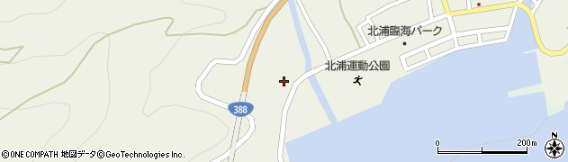 宮崎県延岡市北浦町古江2524周辺の地図