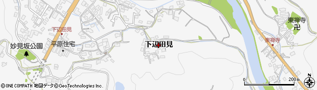 熊本県上益城郡御船町下辺田見周辺の地図