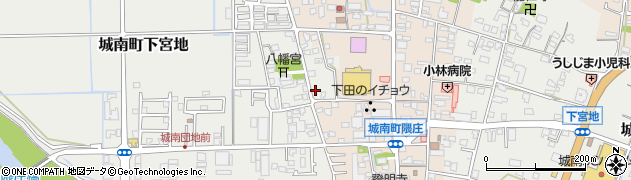 有限会社熊本電子サービス電話工事周辺の地図