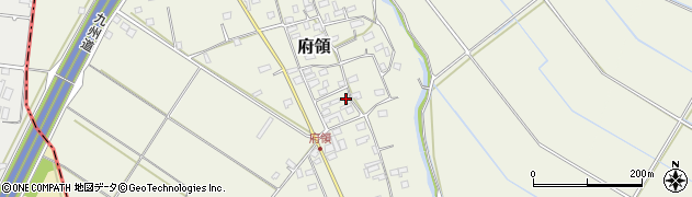 熊本県上益城郡甲佐町府領724周辺の地図