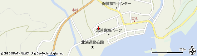 宮崎県延岡市北浦町古江2513周辺の地図