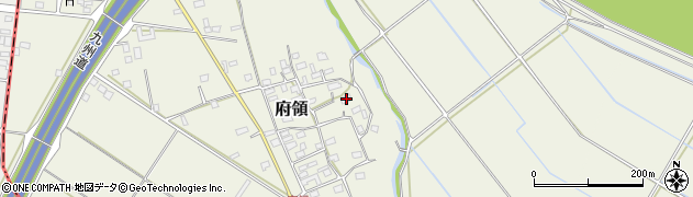 熊本県上益城郡甲佐町府領670周辺の地図