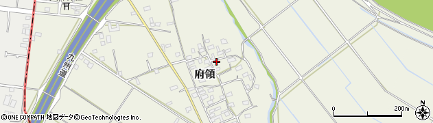 熊本県上益城郡甲佐町府領677周辺の地図
