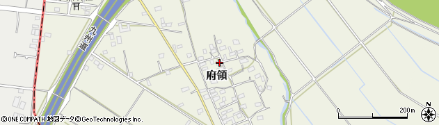 熊本県上益城郡甲佐町府領707周辺の地図