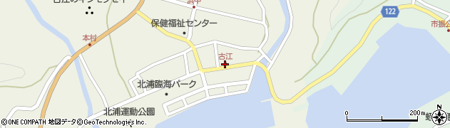 宮崎県延岡市北浦町古江2327周辺の地図