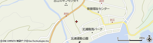 宮崎県延岡市北浦町古江2448周辺の地図