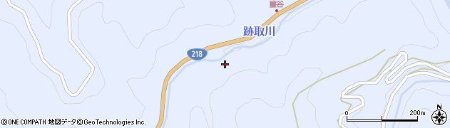 跡取川周辺の地図