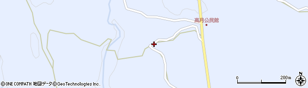 熊本県上益城郡山都町高月1038周辺の地図