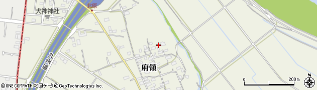 熊本県上益城郡甲佐町府領683周辺の地図