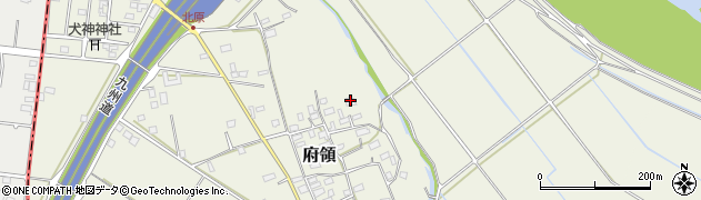 熊本県上益城郡甲佐町府領682周辺の地図