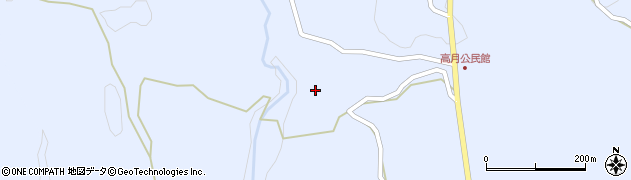 熊本県上益城郡山都町高月973周辺の地図