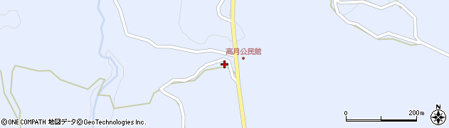 熊本県上益城郡山都町高月1061周辺の地図