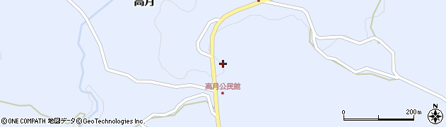 熊本県上益城郡山都町高月1277周辺の地図