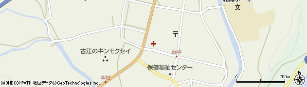 宮崎県延岡市北浦町古江2106周辺の地図