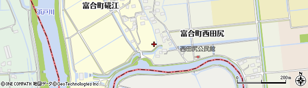熊本県熊本市南区富合町硴江253周辺の地図