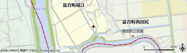 熊本県熊本市南区富合町硴江116周辺の地図