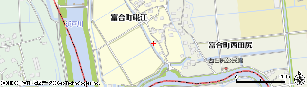 熊本県熊本市南区富合町硴江118周辺の地図