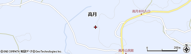 熊本県上益城郡山都町高月1008周辺の地図