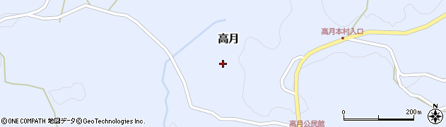 熊本県上益城郡山都町高月1006周辺の地図
