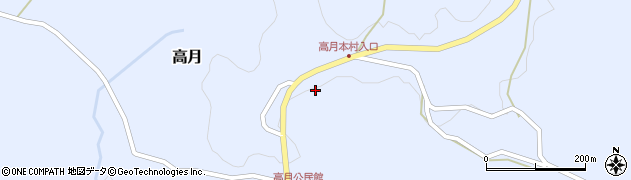 熊本県上益城郡山都町高月1280周辺の地図