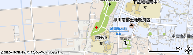 熊本県熊本市南区城南町隈庄周辺の地図